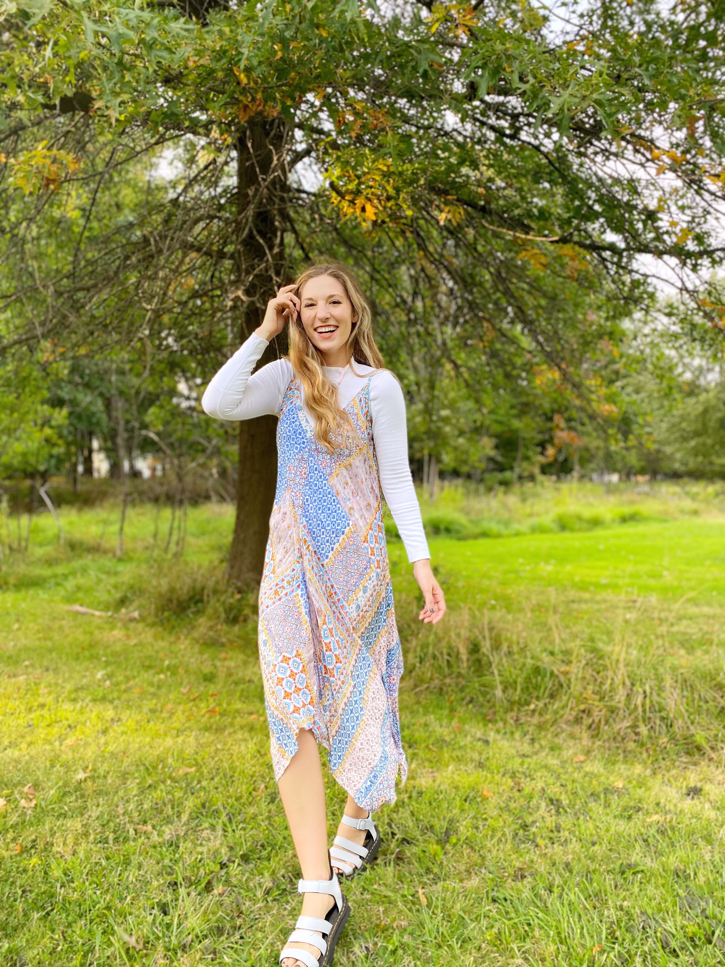 3 Ways to Take a Summer Dress Into Fall